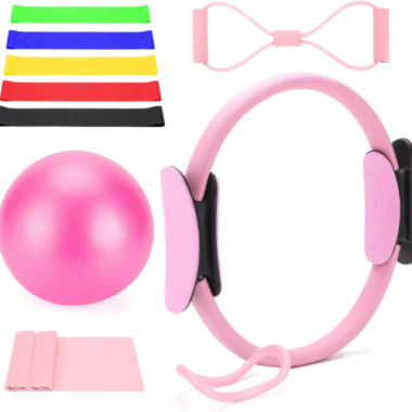 Pilates-Ring-Set für Heimtraining, Pilates-Equipment-Essentials-Set mit Magic Circle